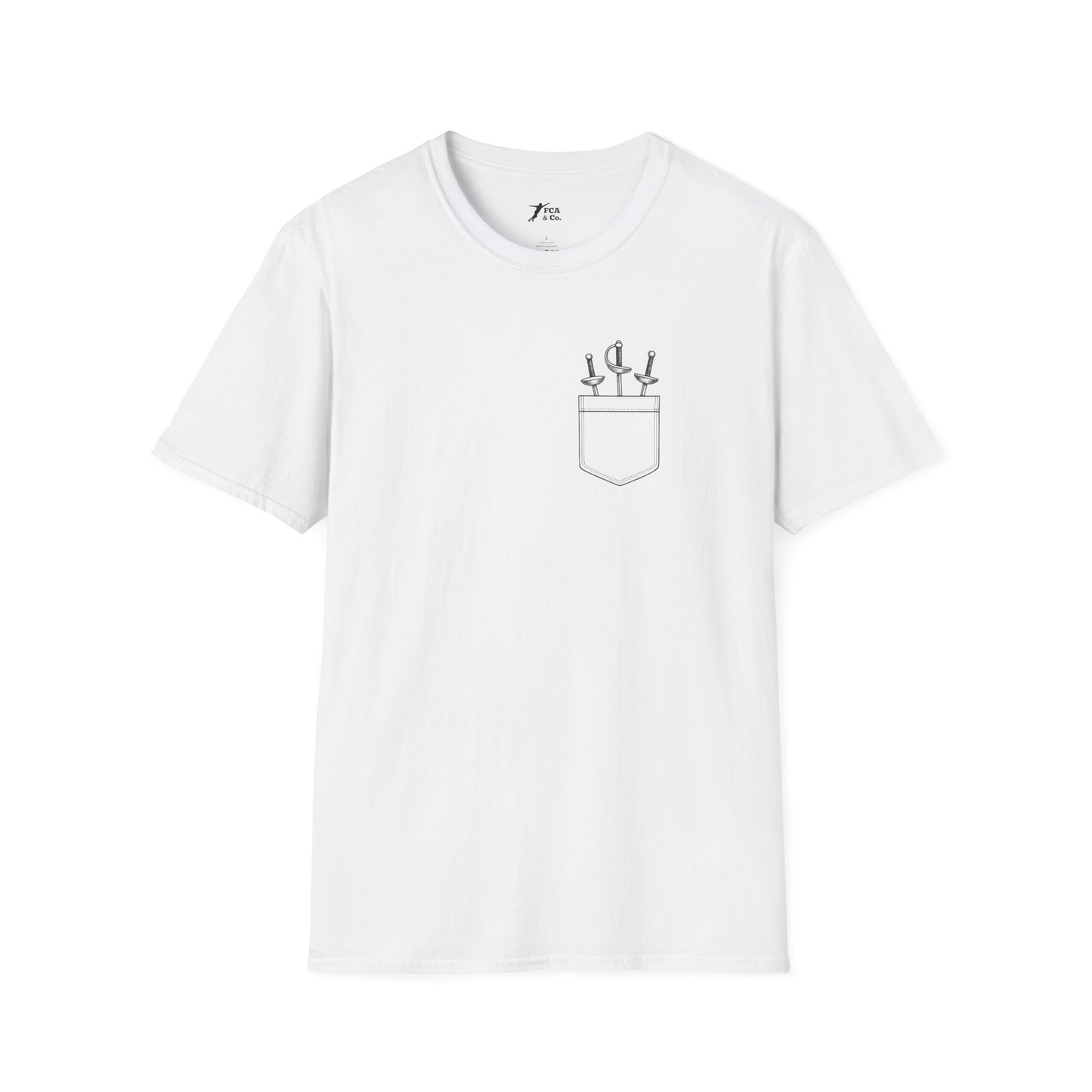 Minimalist Fencing Pocket Weapons T-Shirt