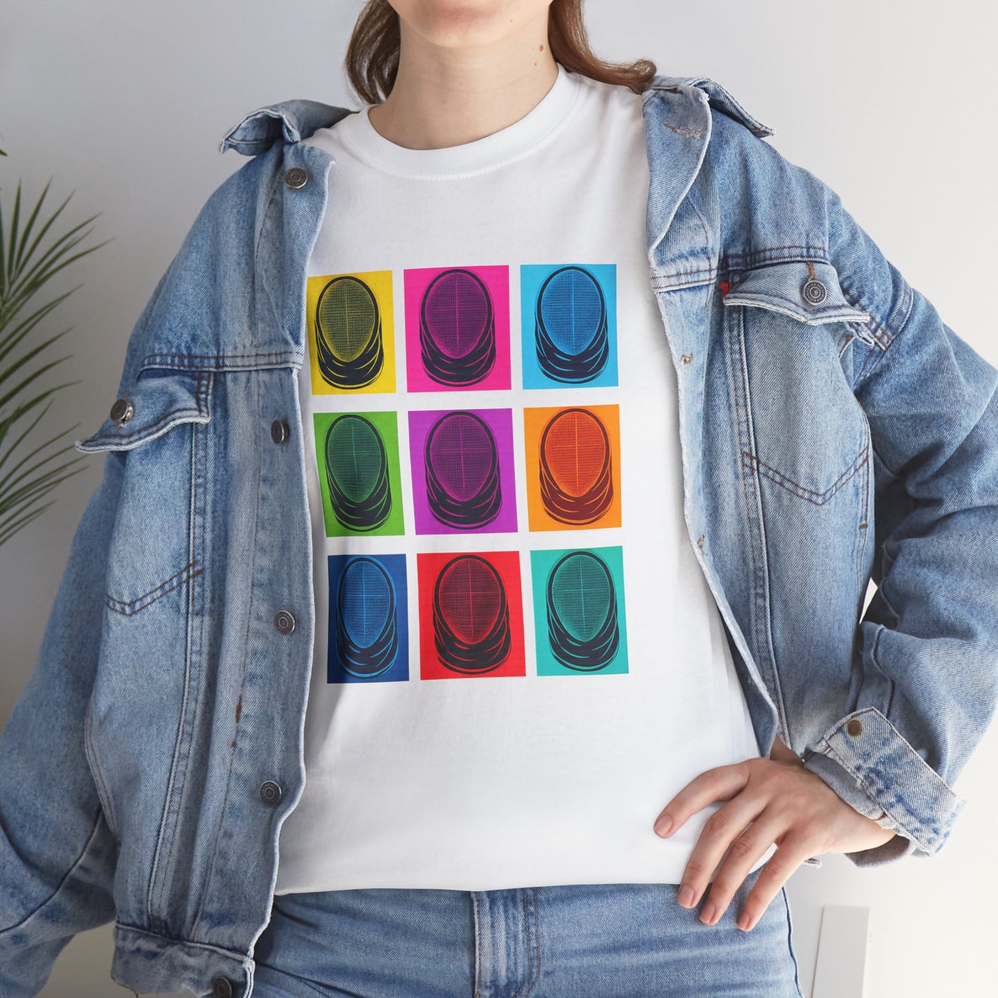 Colorful Retro Graphic T‑Shirt Gildan 5000
