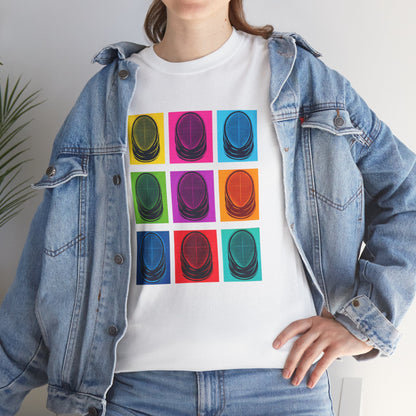Colorful Retro Graphic T‑Shirt Gildan 5000