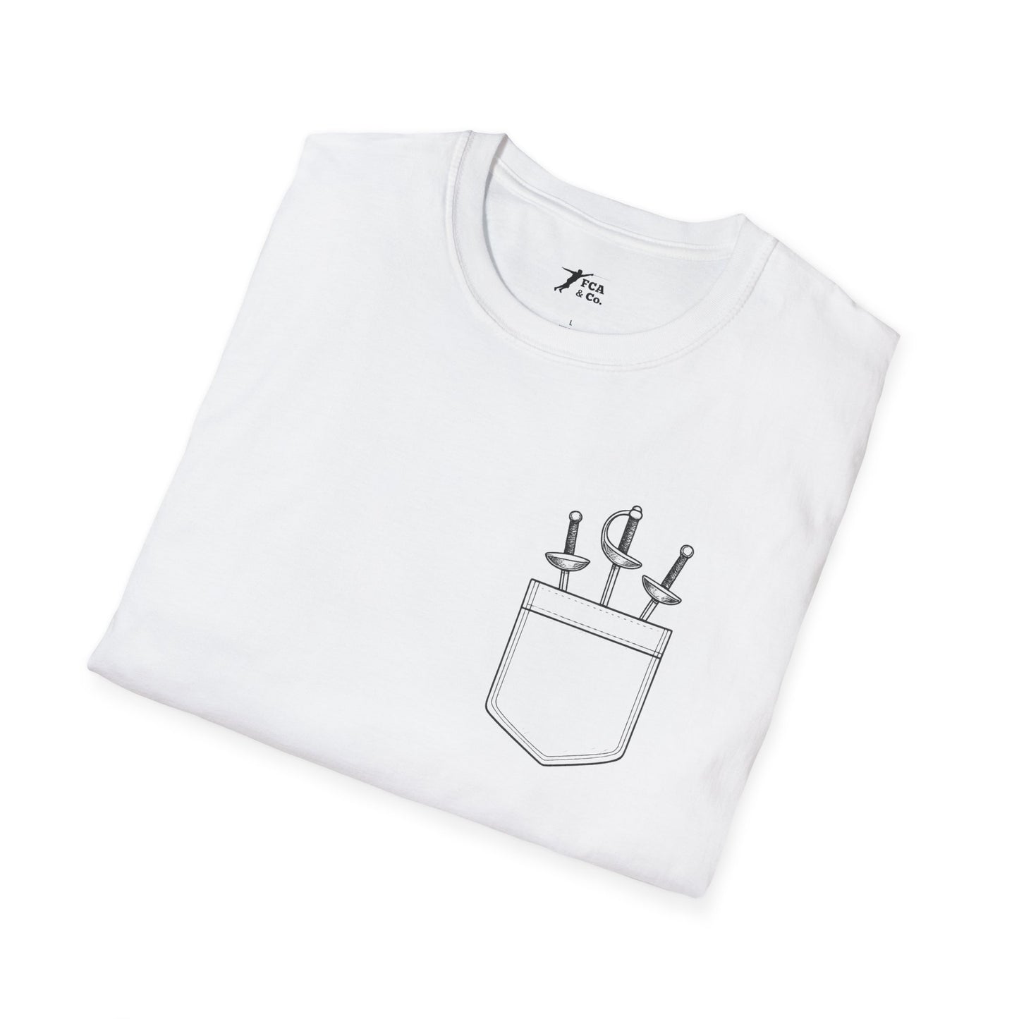 Minimalist Fencing Pocket Weapons T-Shirt