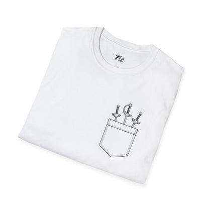 Minimalist Fencing Pocket Weapons T-Shirt