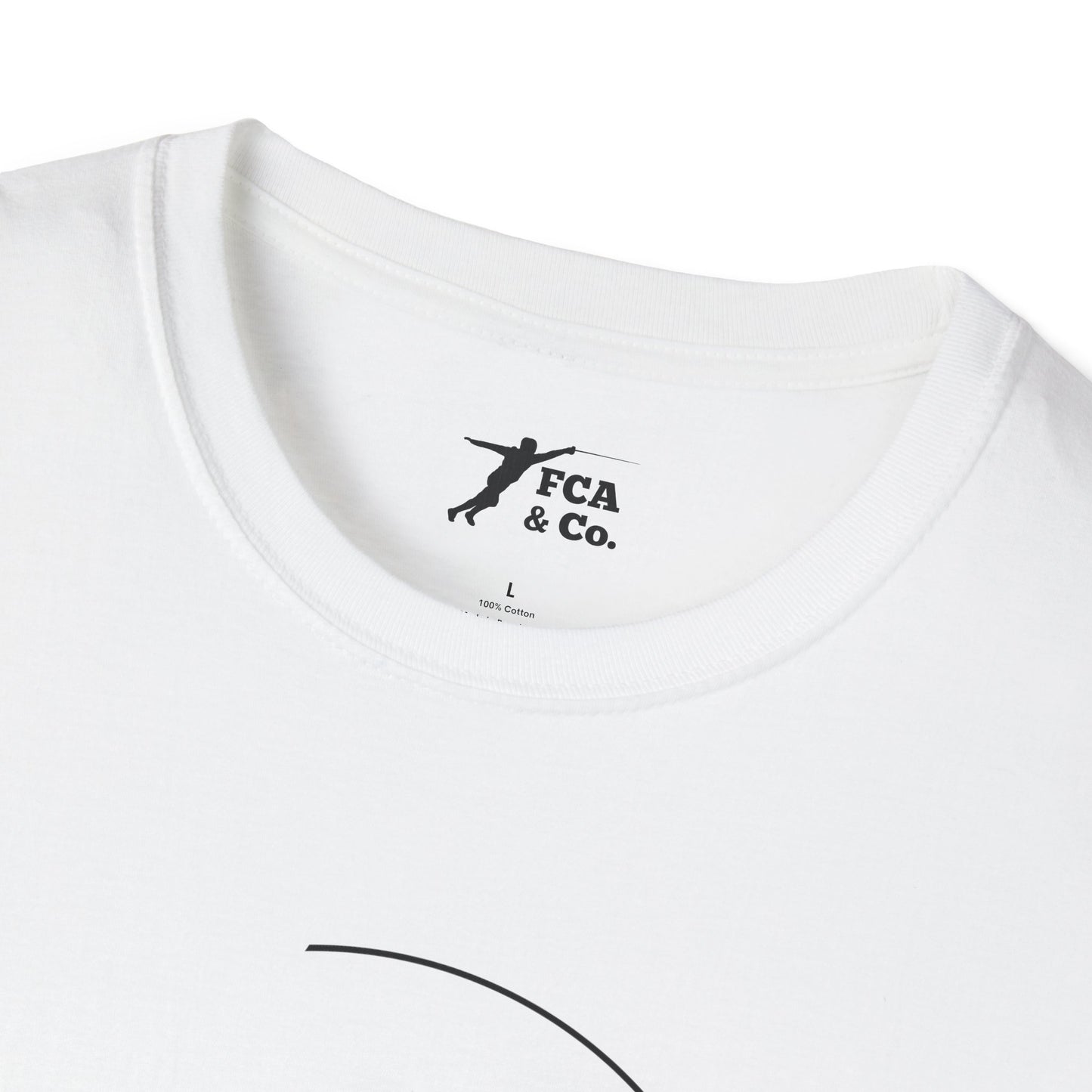 Fencig Club Apparel T‑Shirt — Minimalist Circular Logo Tee