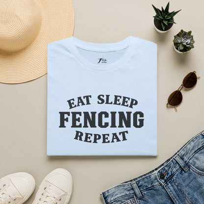 Eat Sleep Fencing Repeat T-Shirt