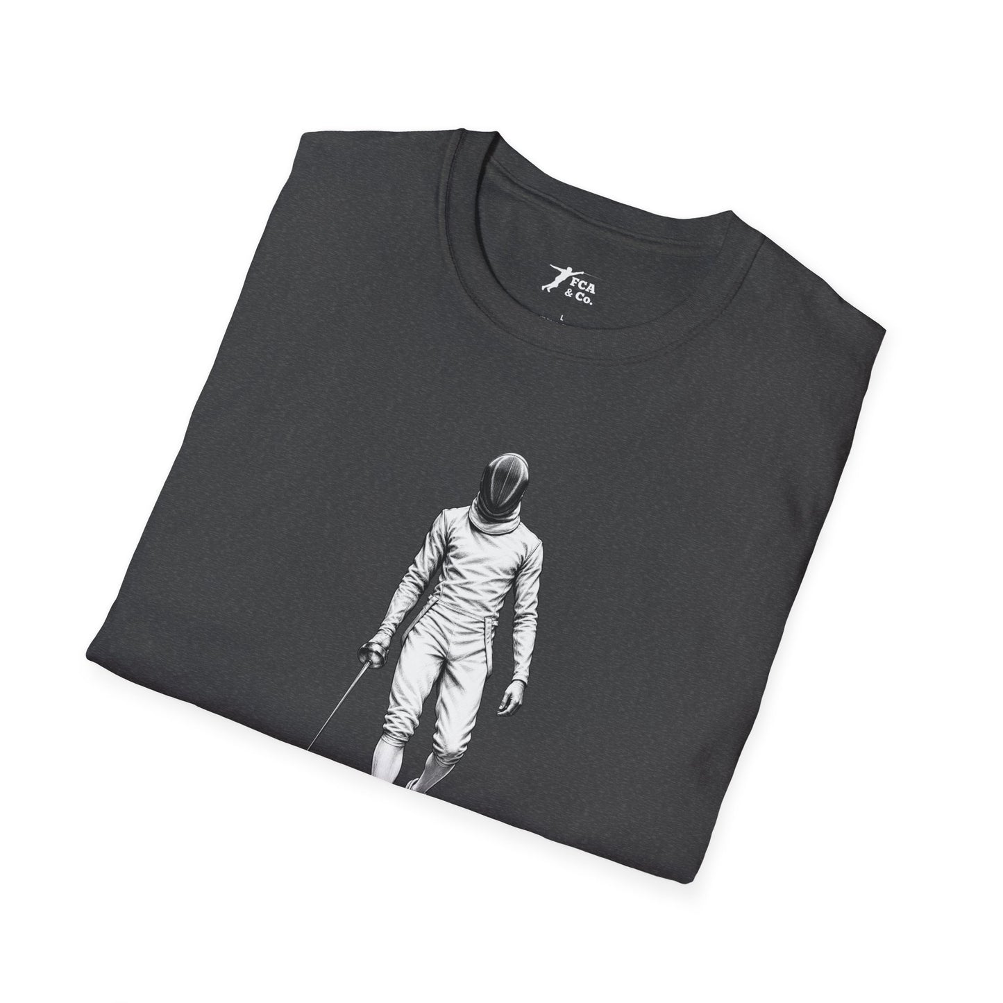 Fencer Walking 2 — Dark Heather T-Shirt