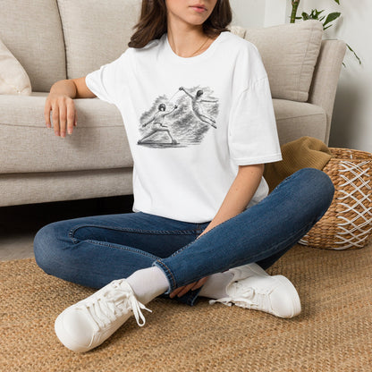 Fencing Ballet Large Sketch T-Shirt
