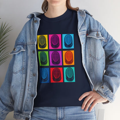 Colorful Retro Graphic T‑Shirt black Gildan 5000