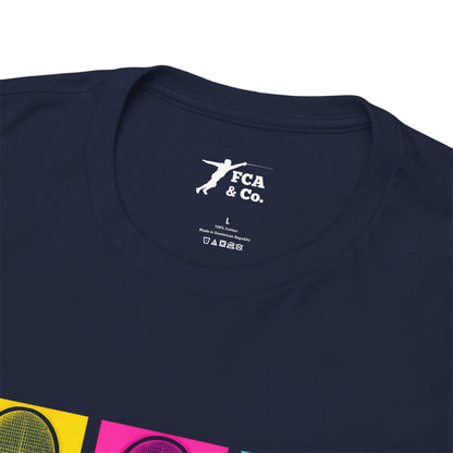 Colorful Retro Graphic T‑Shirt black Gildan 5000
