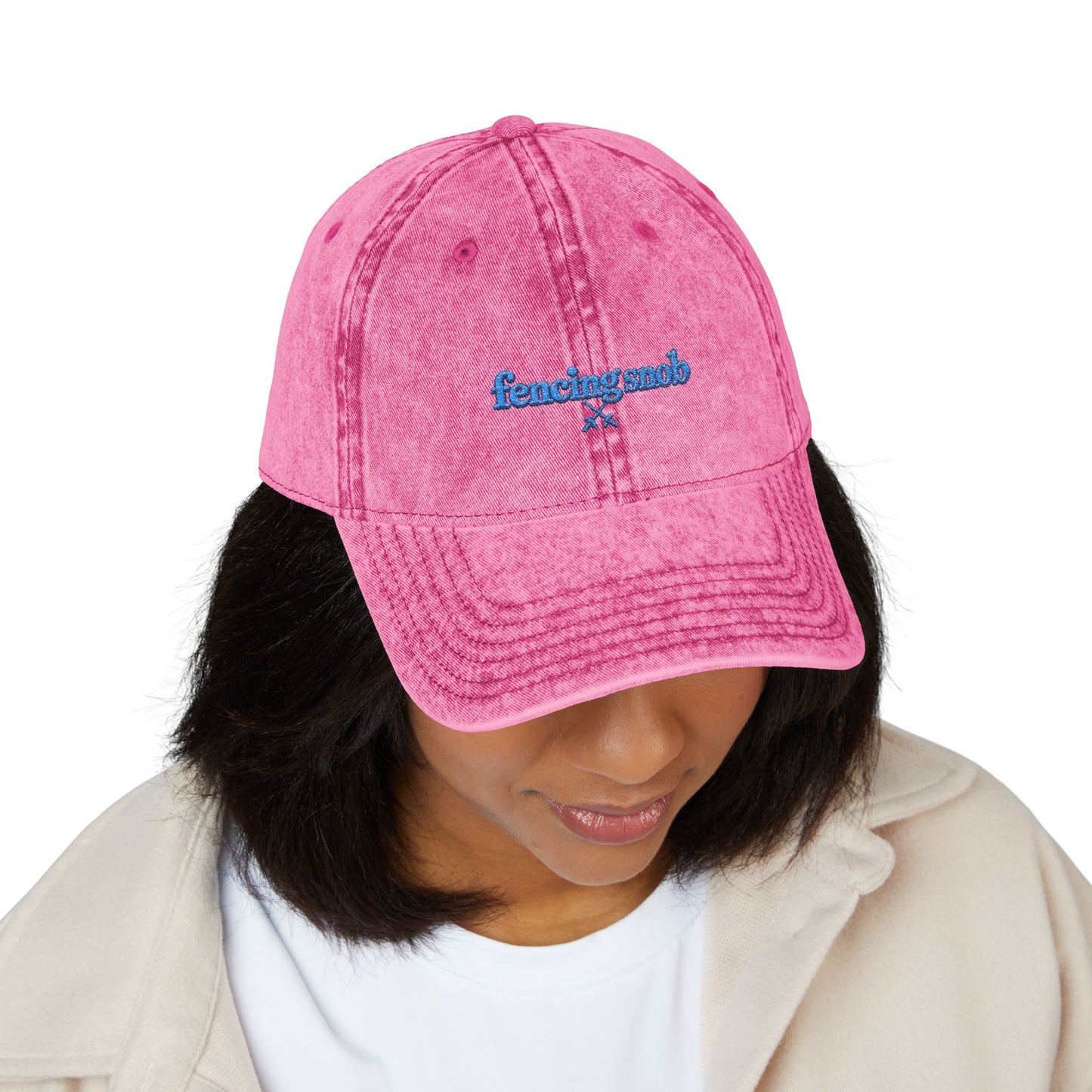 Vintage Baseball Cap — fencing snob
