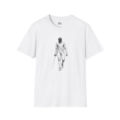 Fencer Walking — Minimalist Fencing T-Shirt