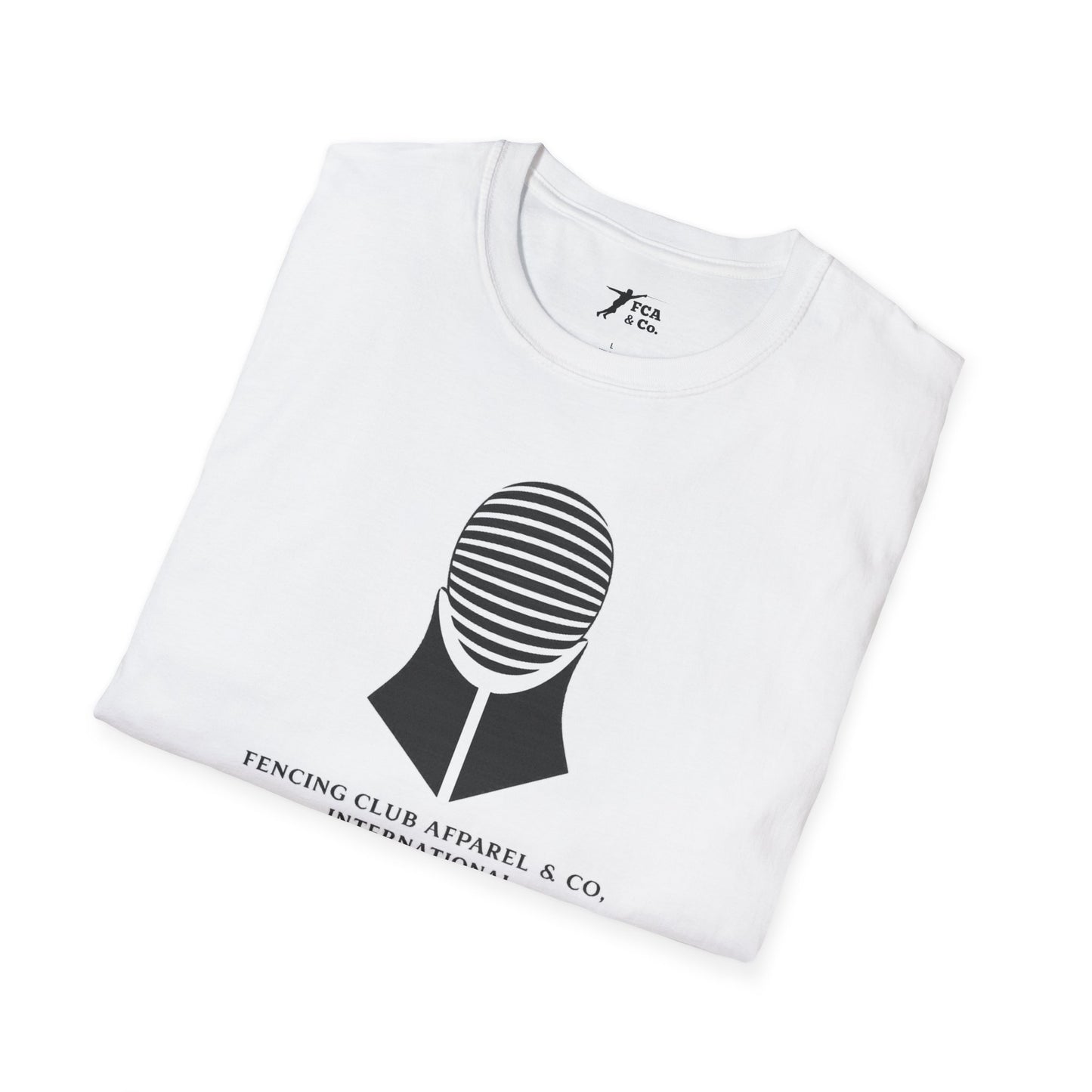 Fencing-inspired Abstract Mask T-Shirt