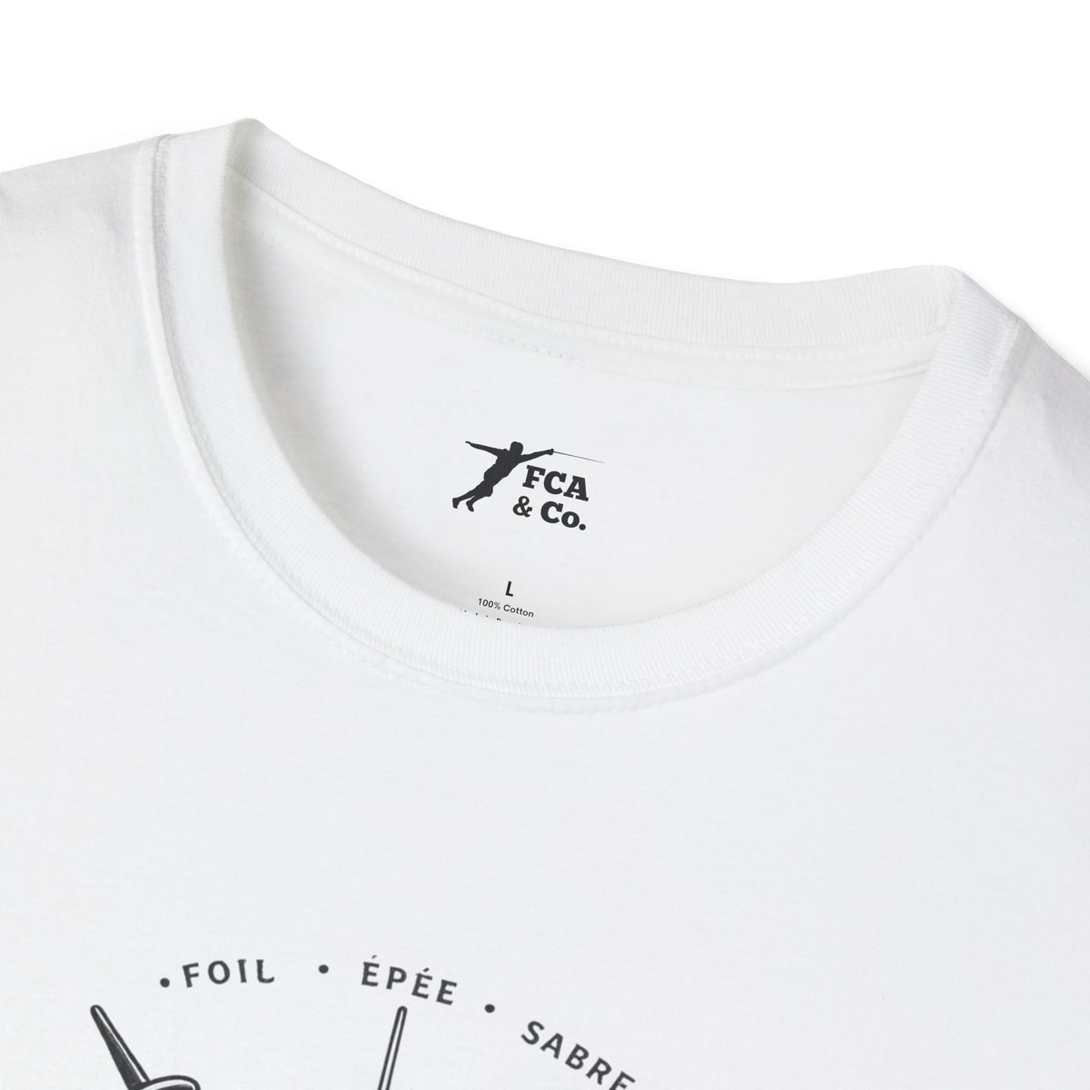 Fencing Weapons T-Shirt — Foil Épée Sabre