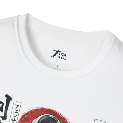 Fencing Samurai T-Shirt — The Sword Is the Heart