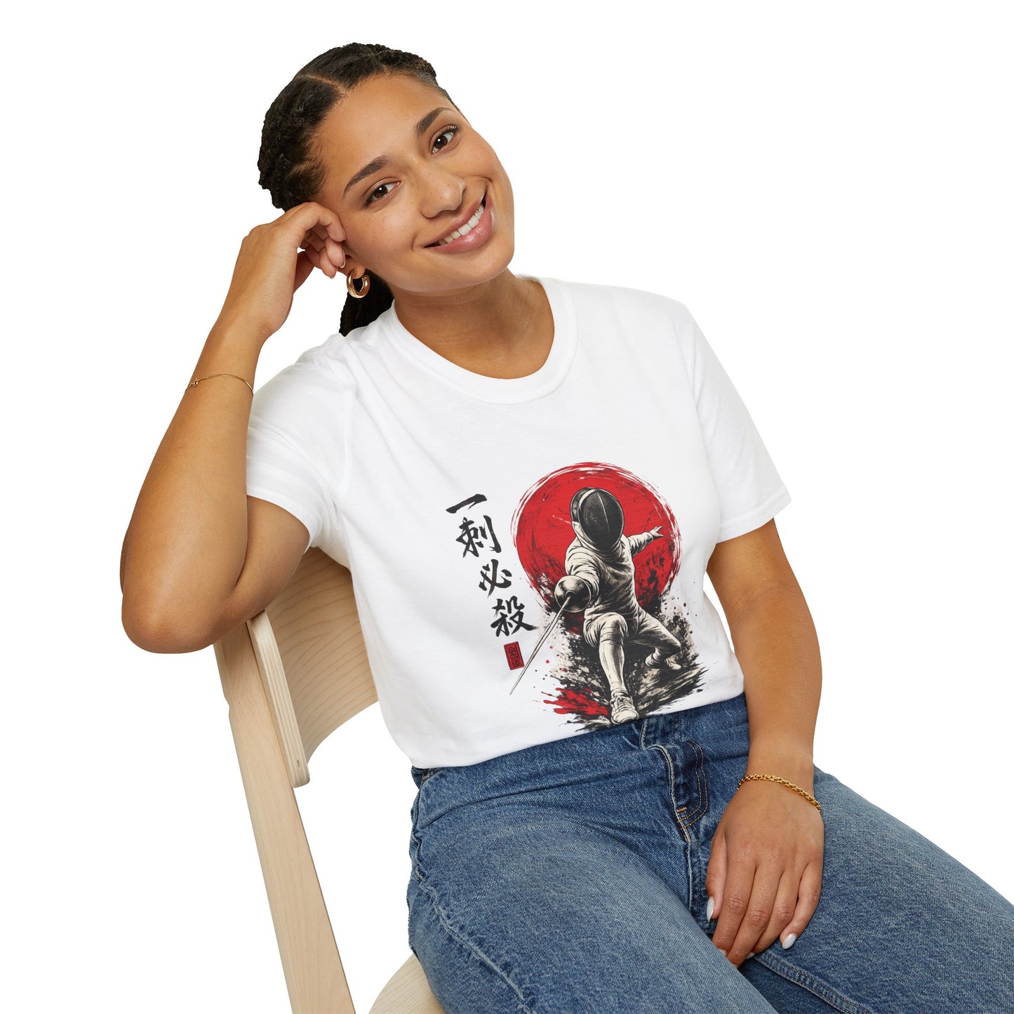 Traditional Japanese Fencer T-Shirt 2