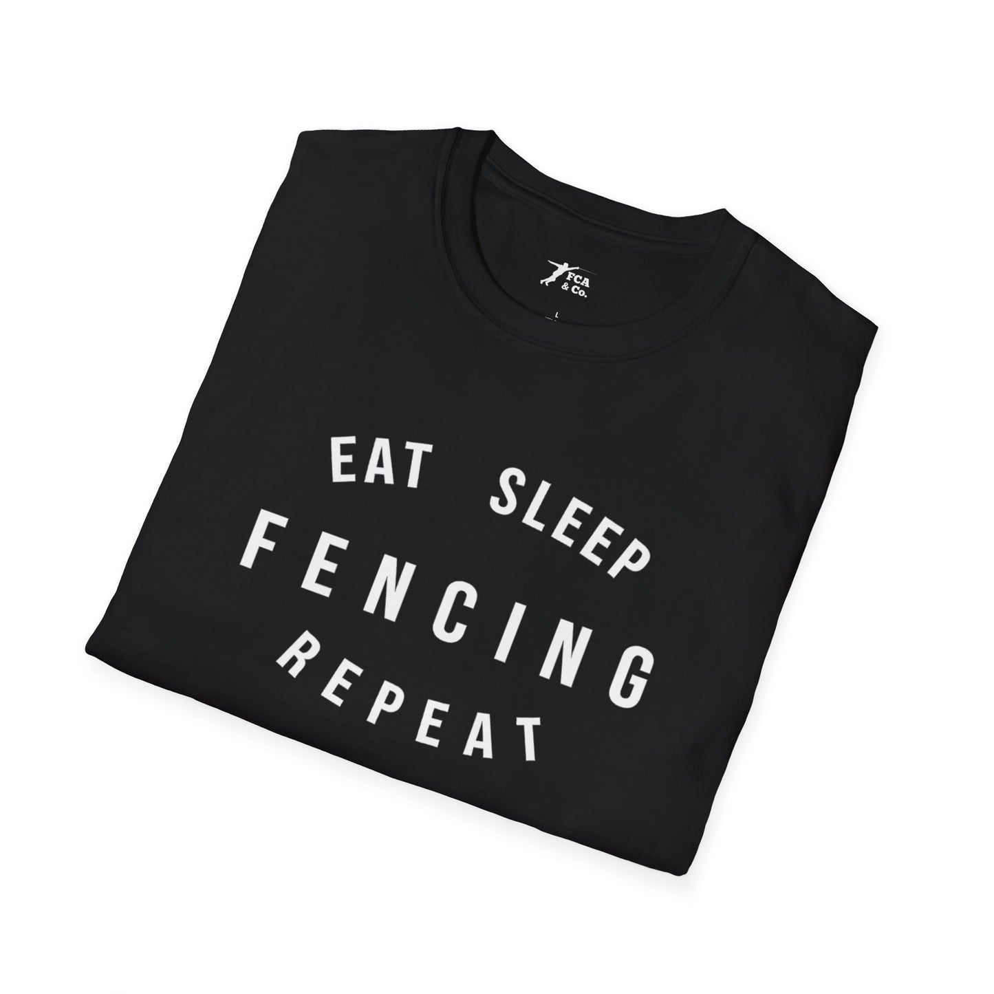 Eat Sleep Fencing Repeat T-Shirt 2