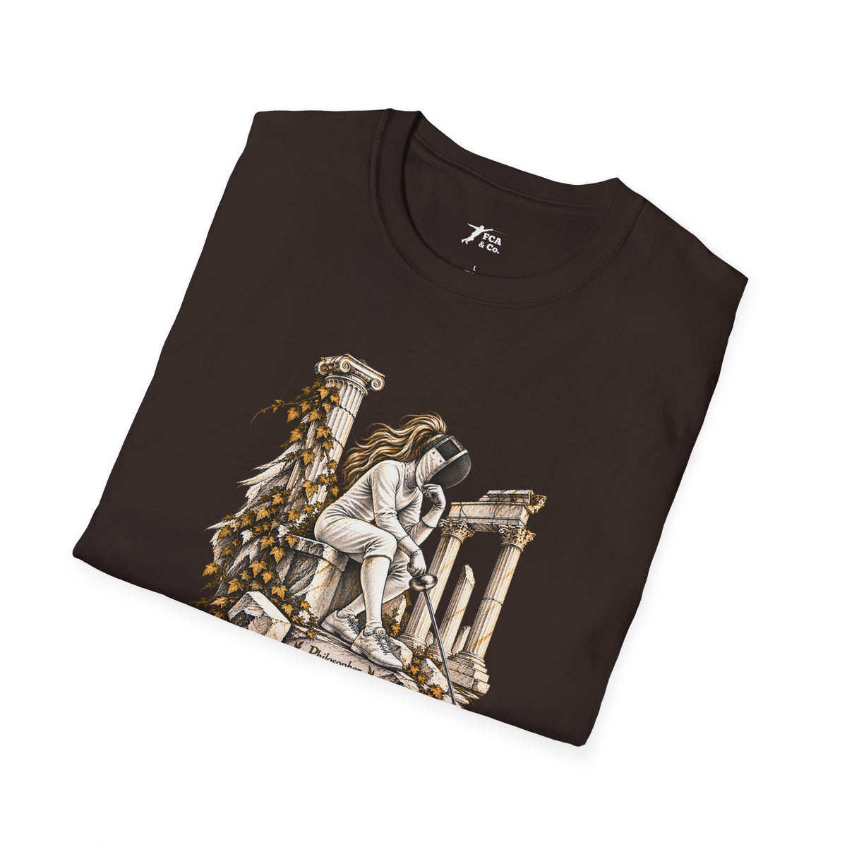 Fencer Philosopher Dark Chocolate T-Shirt