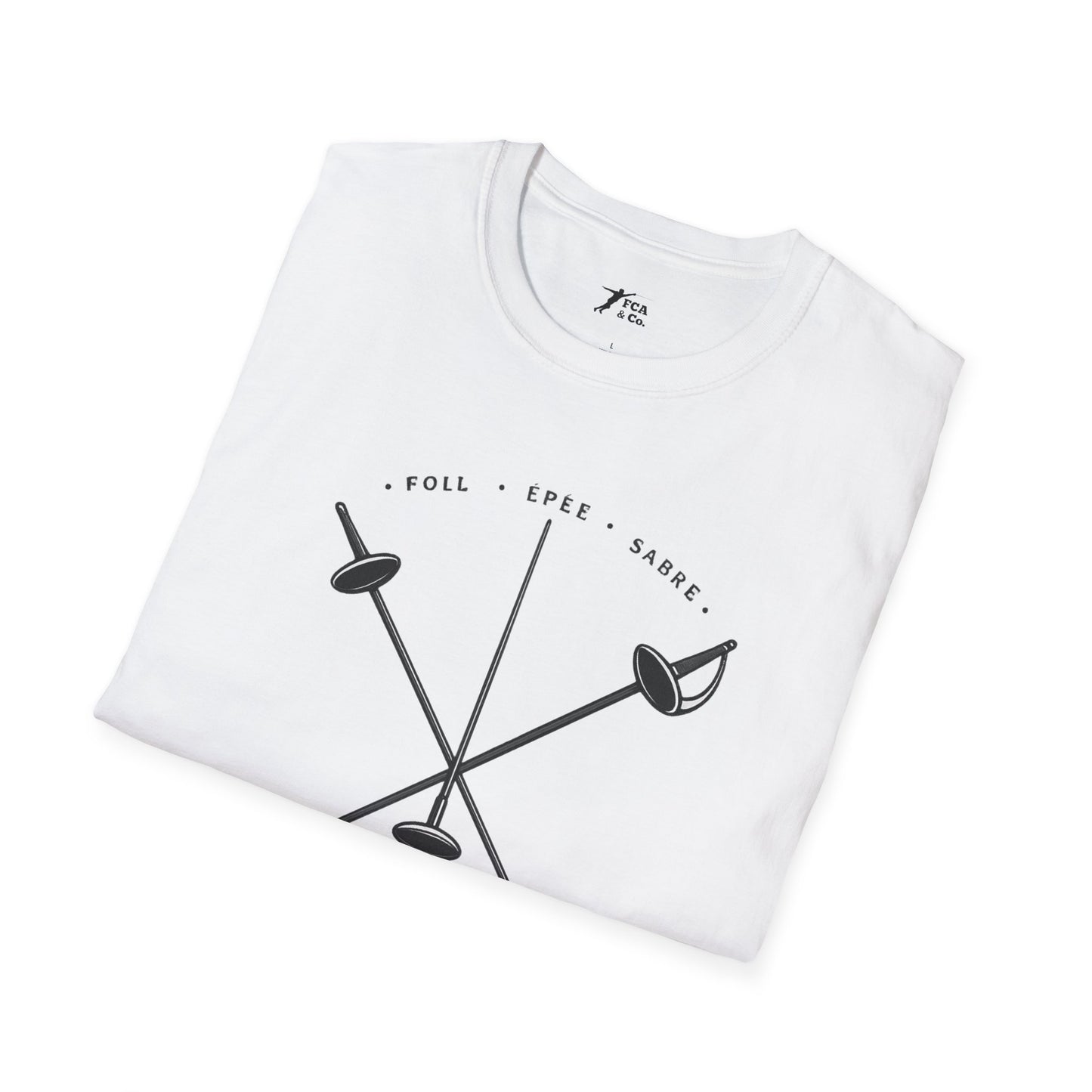 Fencing Weapons T-Shirt — Foil Épée Sabre
