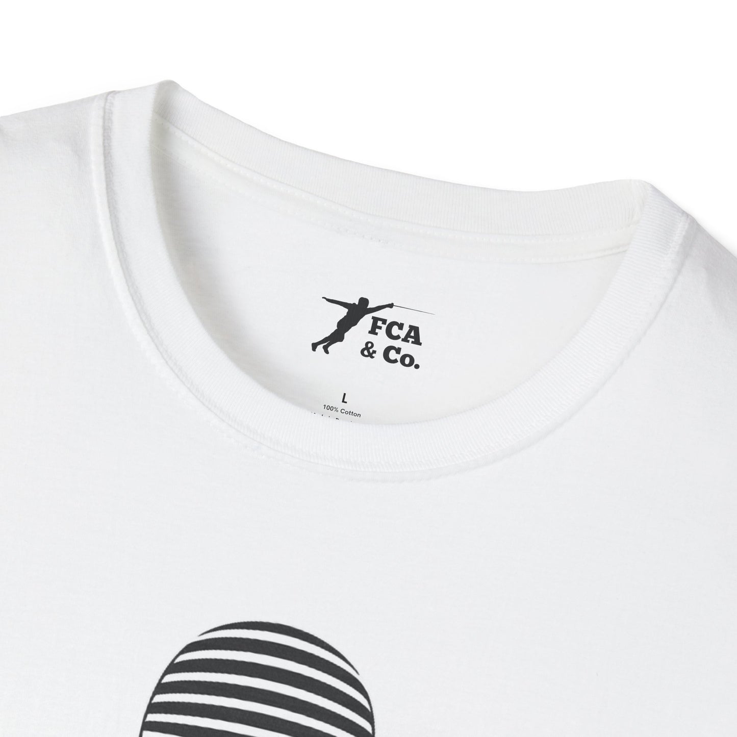 Fencing-inspired Abstract Mask T-Shirt