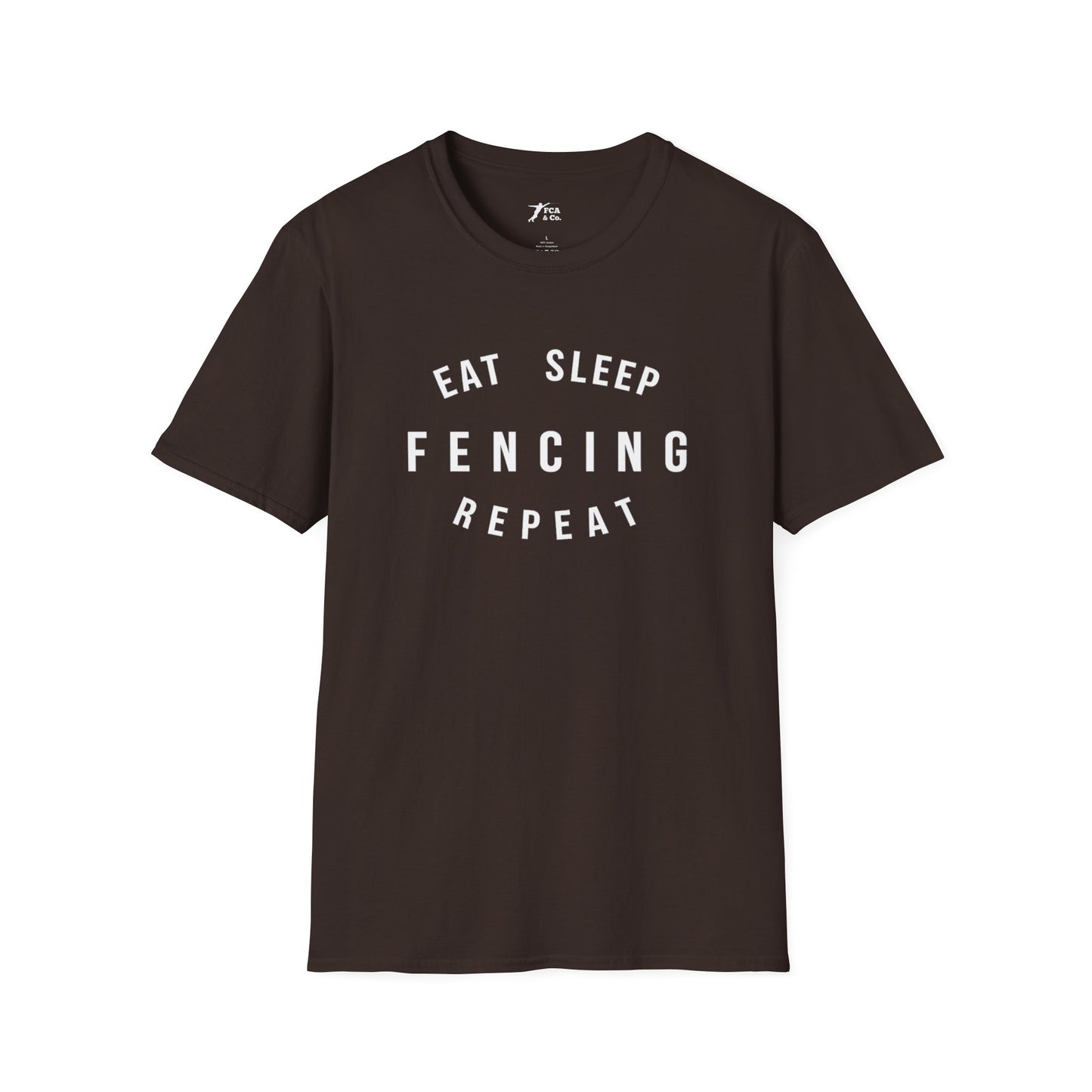 Eat Sleep Fencing Repeat T-Shirt 2