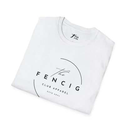 Fencig Club Apparel T‑Shirt — Minimalist Circular Logo Tee