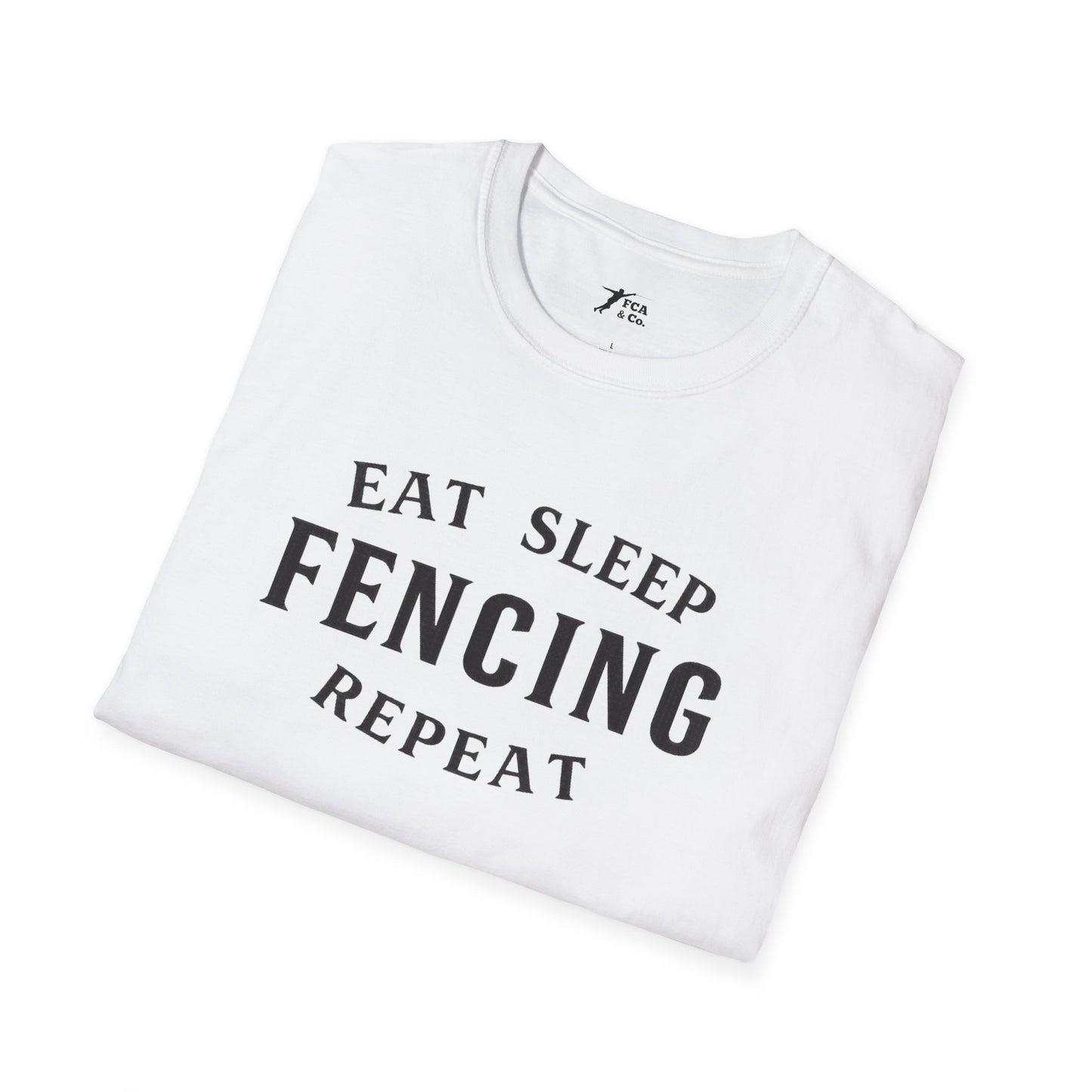 Eat Sleep Fencing Repeat T-Shirt 1