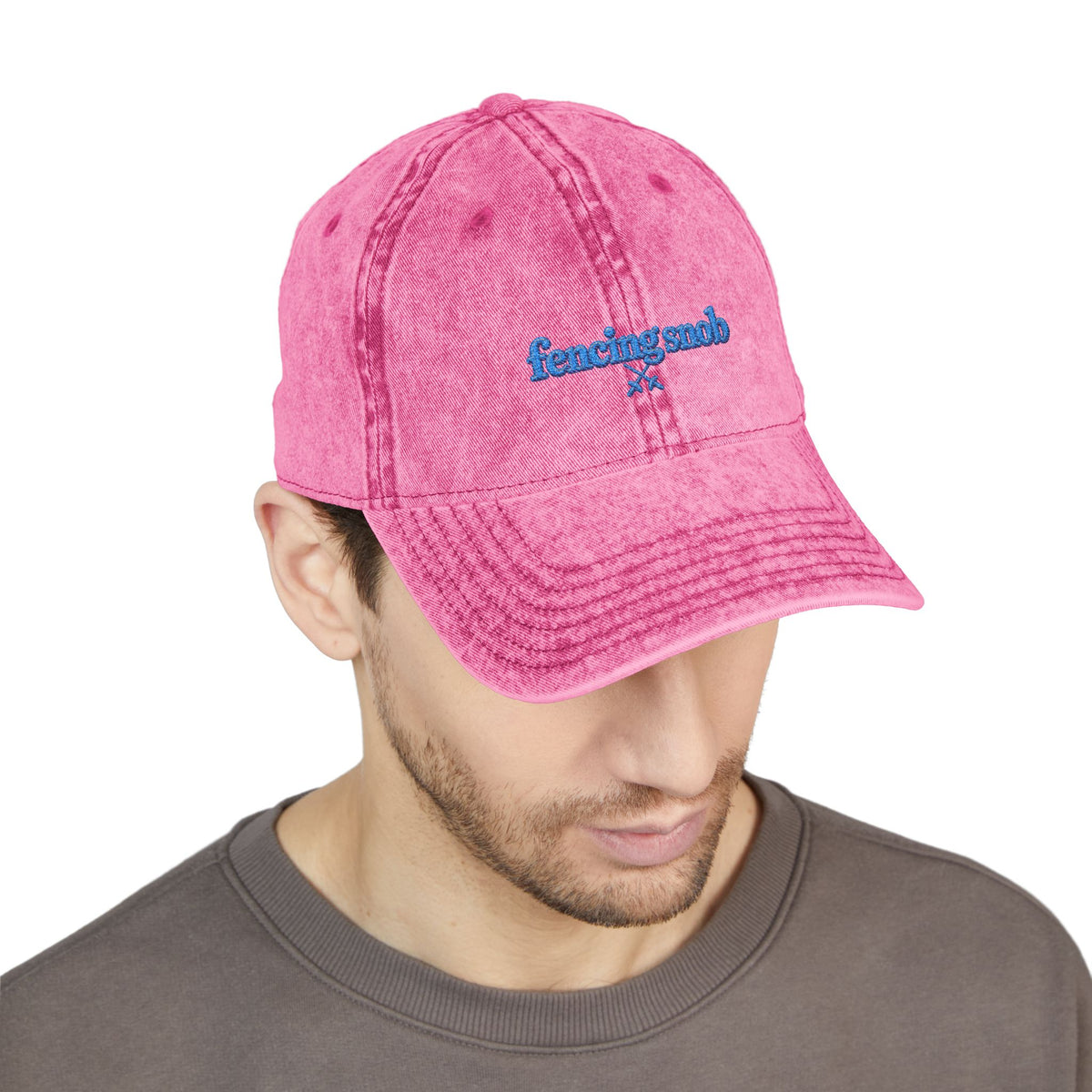 Vintage Baseball Cap — fencing snob