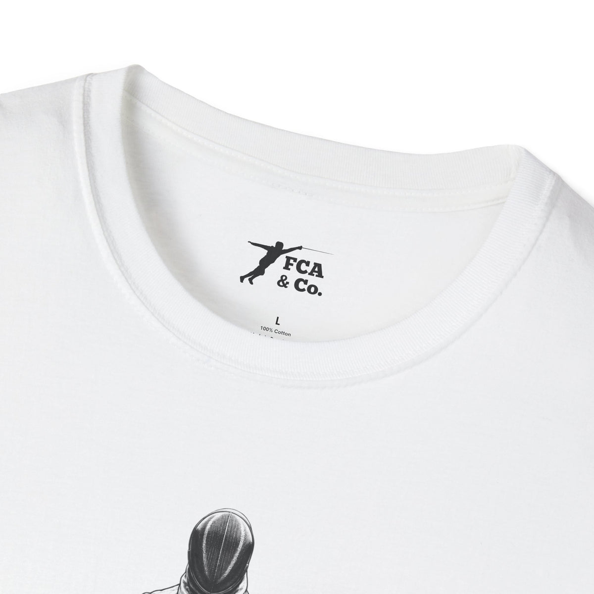 Fencer Walking — Minimalist Fencing T-Shirt