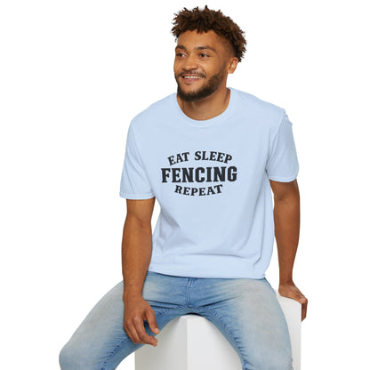 Eat Sleep Fencing Repeat T-Shirt