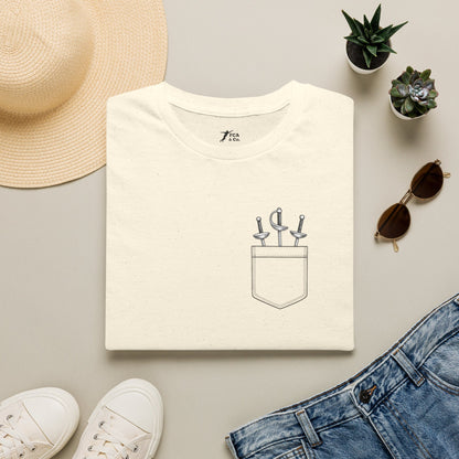 Minimalist Fencing Pocket Weapons T-Shirt