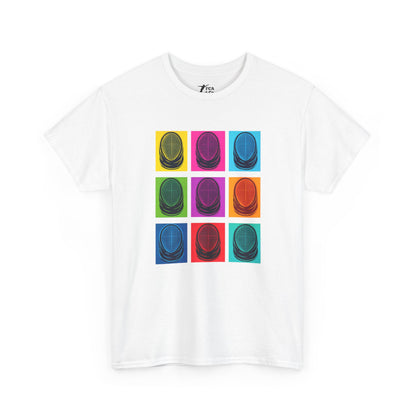 Colorful Retro Graphic T‑Shirt Gildan 5000
