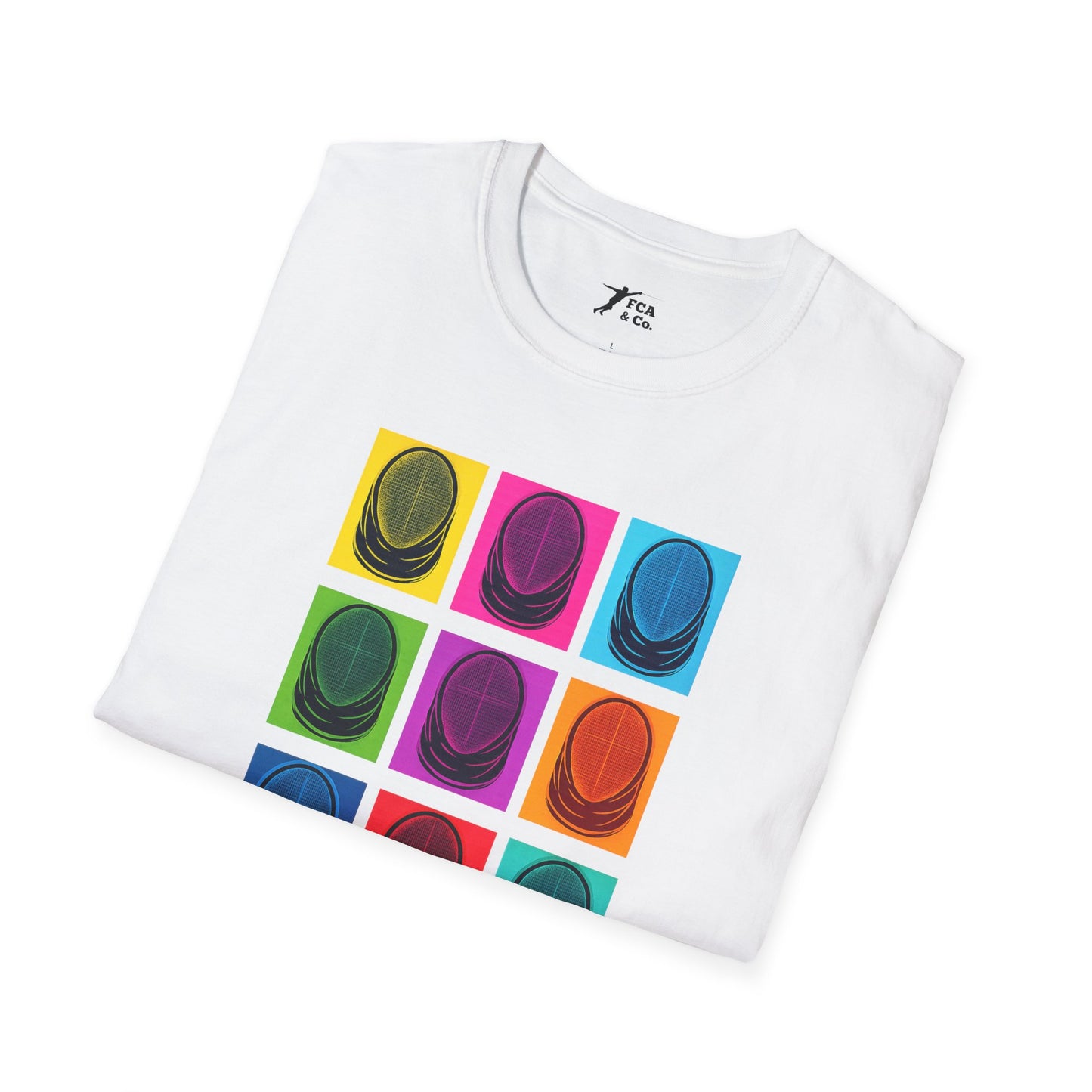 Retro Fencing Mask Graphic T-Shirt