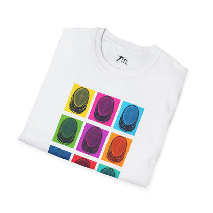Retro Fencing Mask Graphic T-Shirt