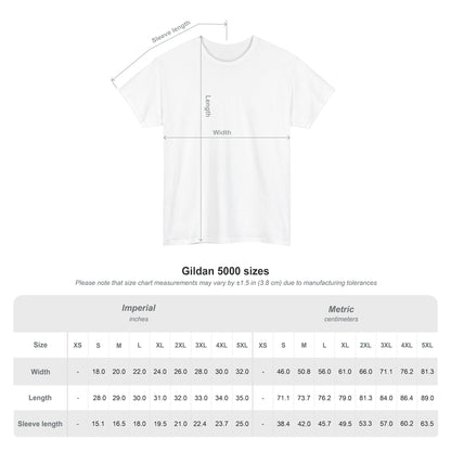 Colorful Retro Graphic T‑Shirt Gildan 5000