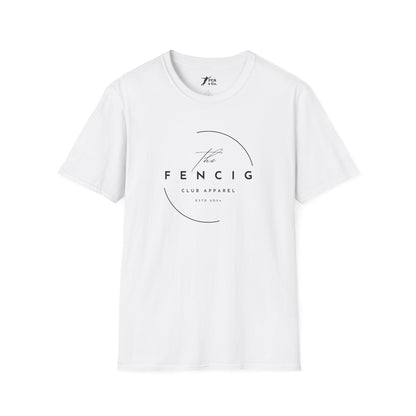 Fencig Club Apparel T‑Shirt — Minimalist Circular Logo Tee