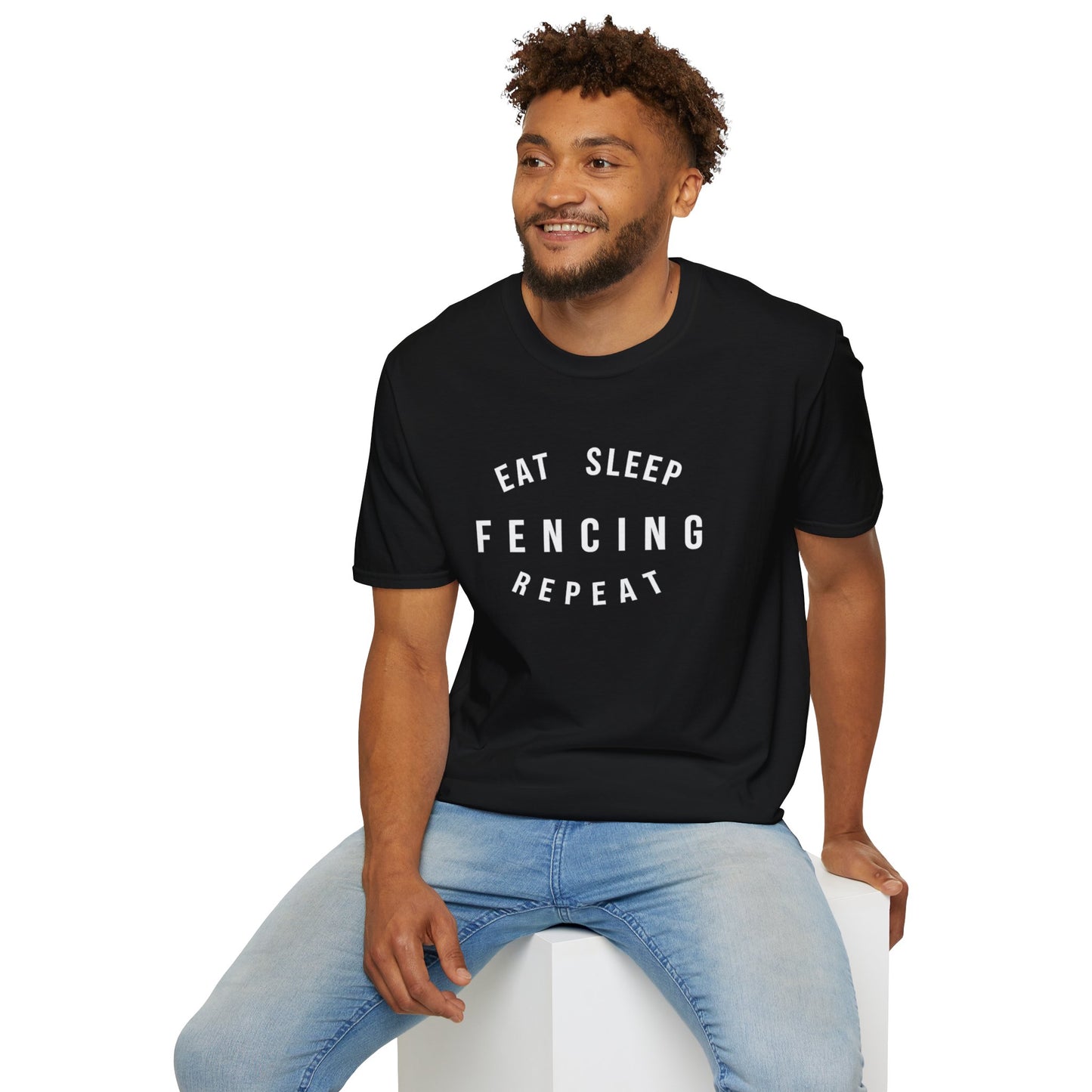 Eat Sleep Fencing Repeat T-Shirt 2