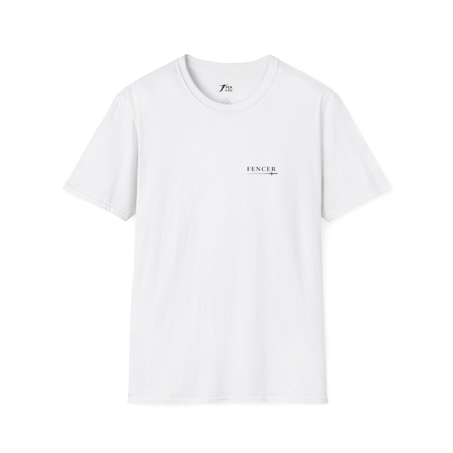 Fencer Minimalist T‑Shirt — Chest Logo