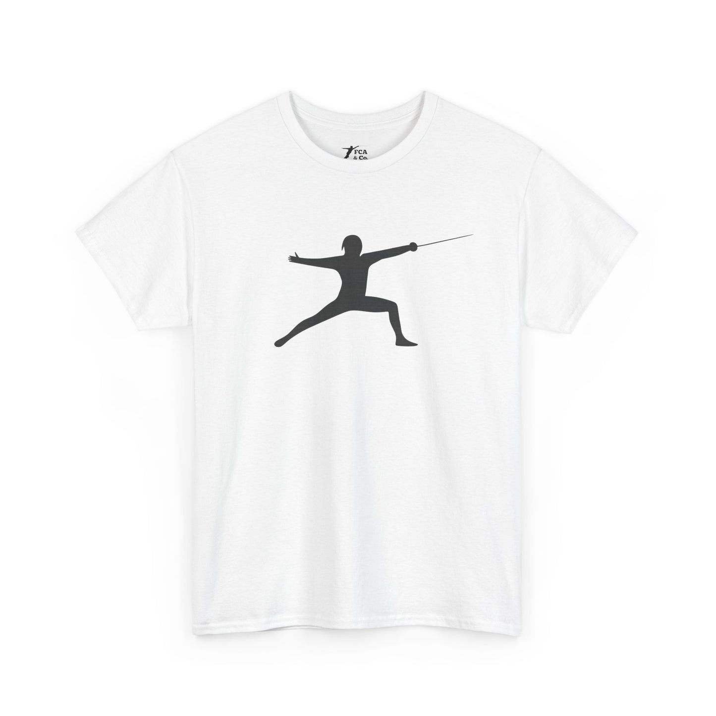 Classic Fencer Silhouette T-Shirt — Gildan 5000