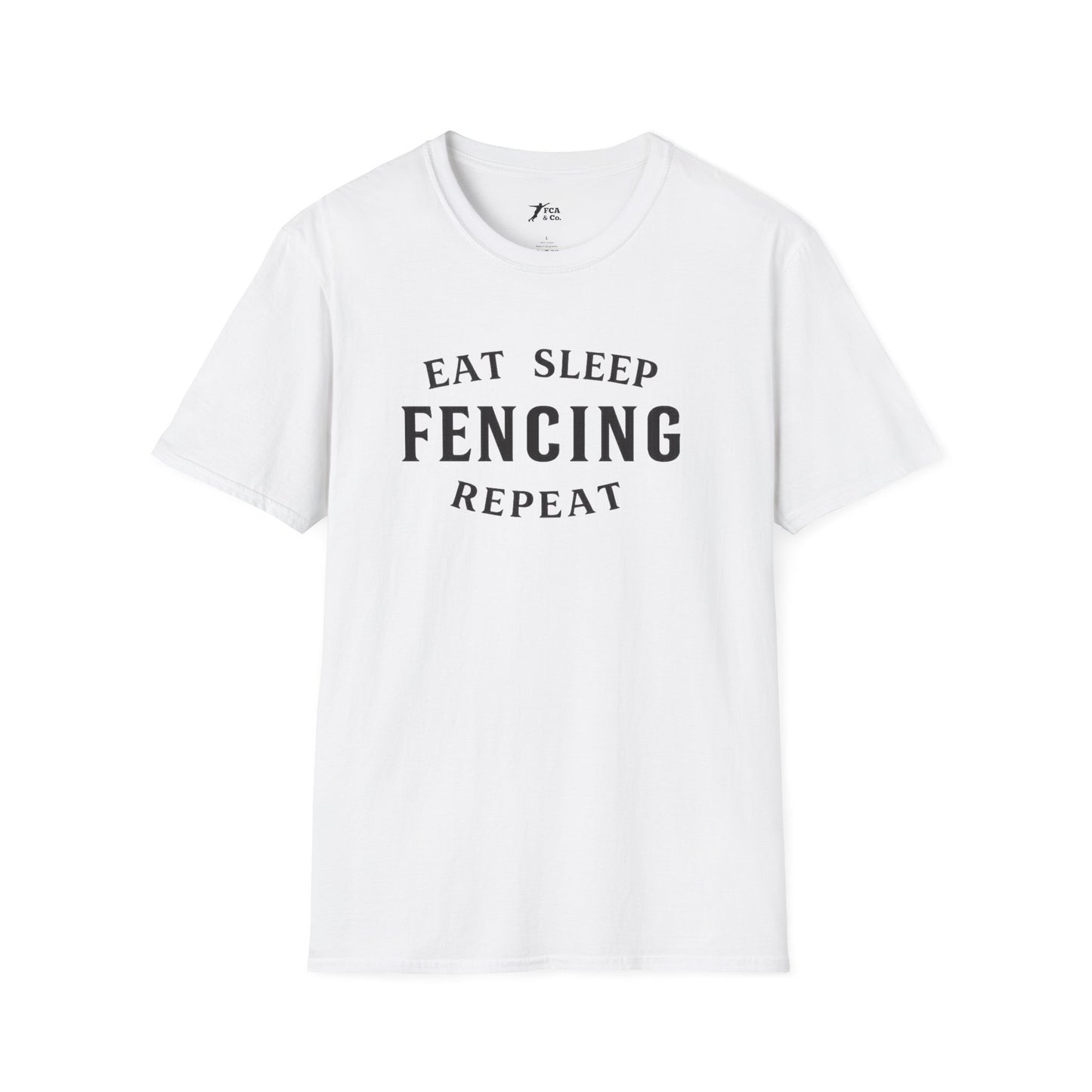 Eat Sleep Fencing Repeat T-Shirt 1