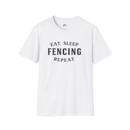 Eat Sleep Fencing Repeat T-Shirt 1