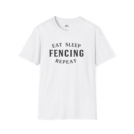 Eat Sleep Fencing Repeat T-Shirt 1