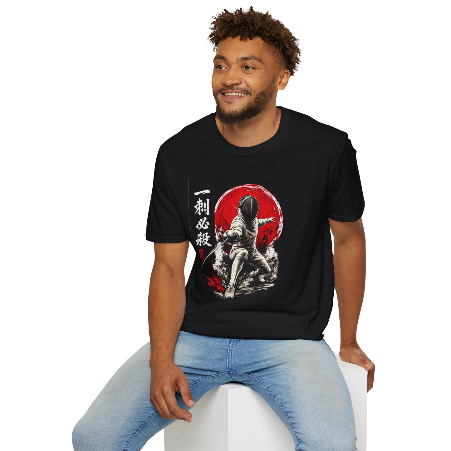 Traditional Japanese Fencer T-Shirt 1