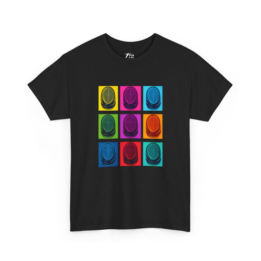 Colorful Retro Graphic T‑Shirt black G 5000
