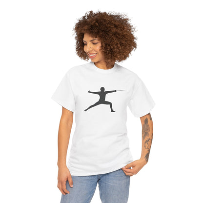 Classic Fencer Silhouette T-Shirt — Gildan 5000