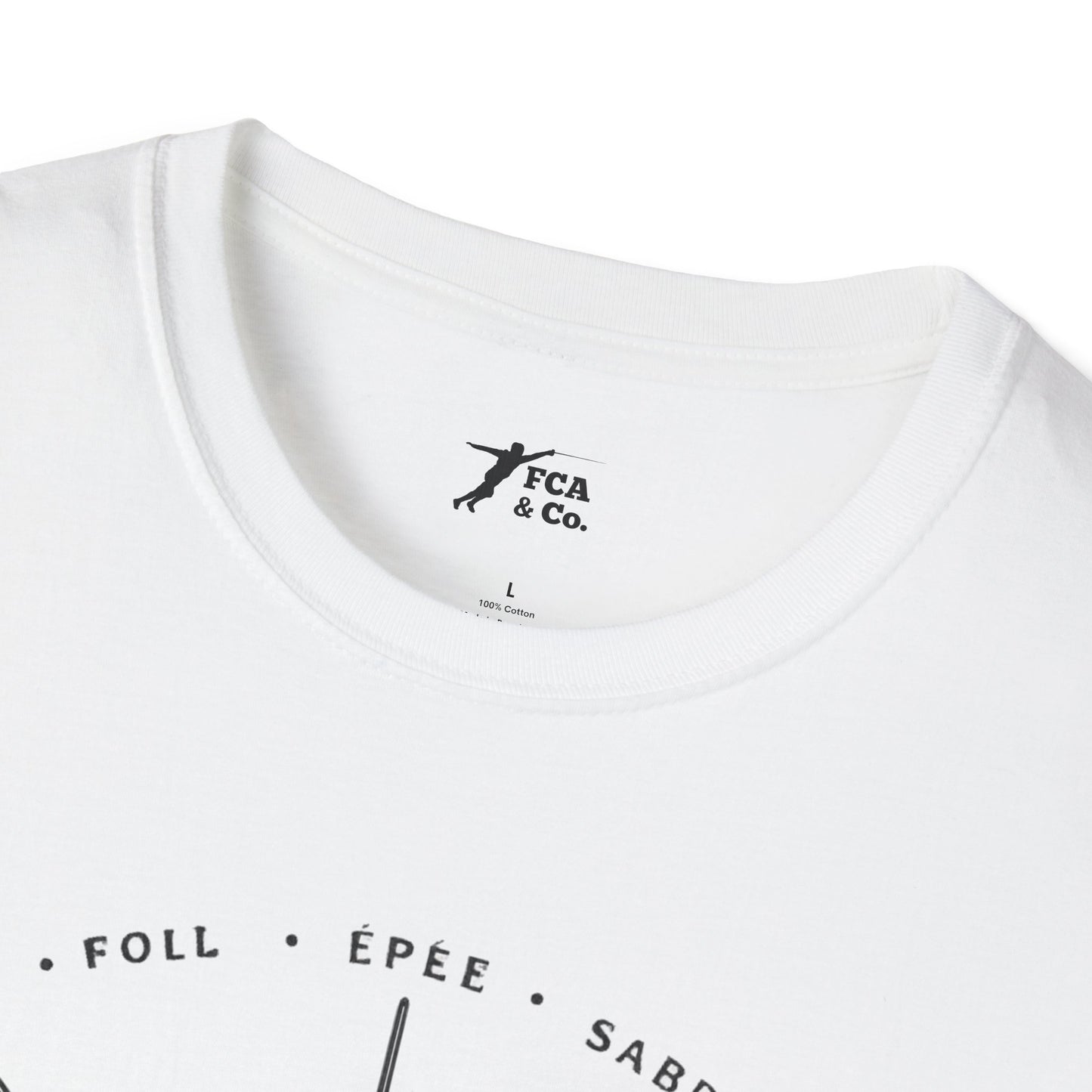 Fencing Weapons T-Shirt — Foil Épée Sabre