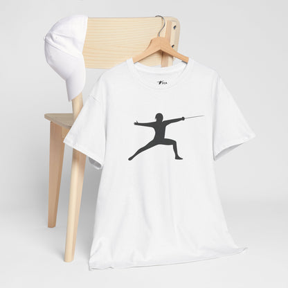 Classic Fencer Silhouette T-Shirt — Gildan 5000