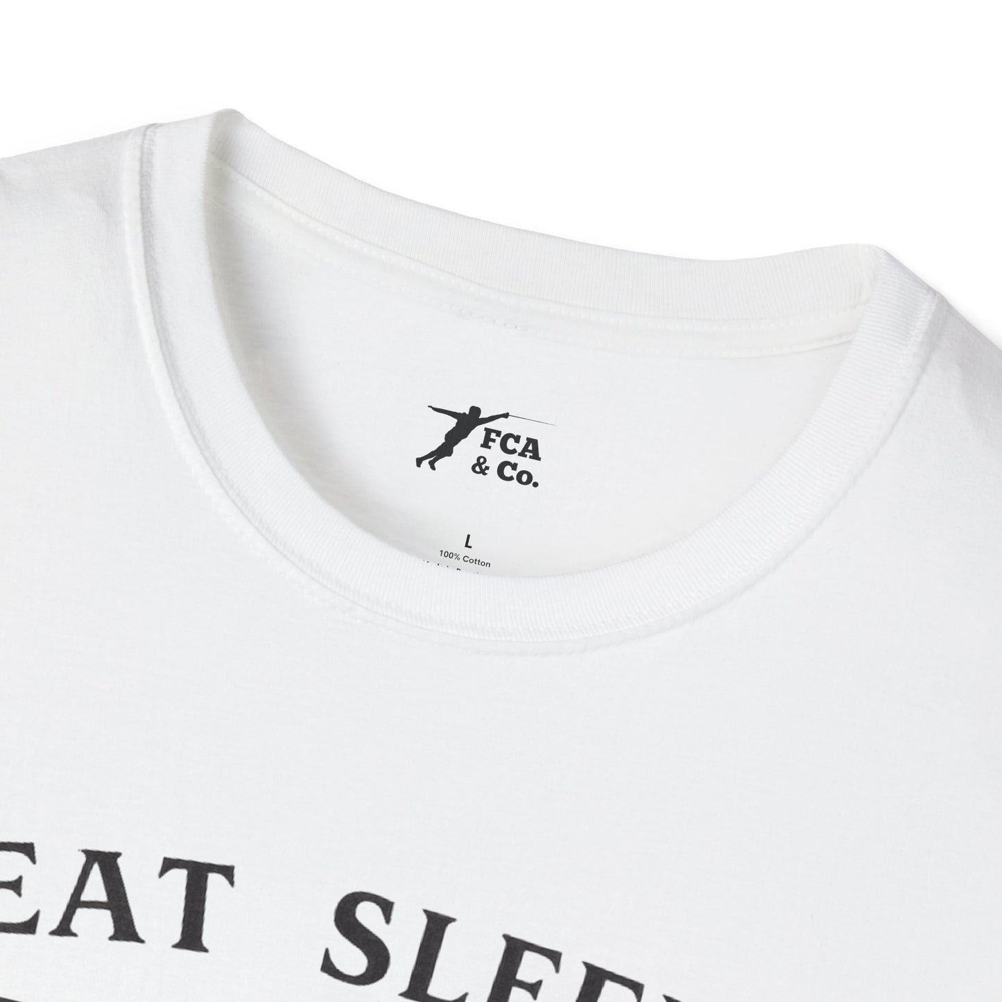 Eat Sleep Fencing Repeat T-Shirt 1