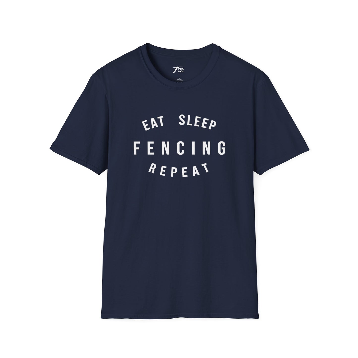 Eat Sleep Fencing Repeat T-Shirt 2