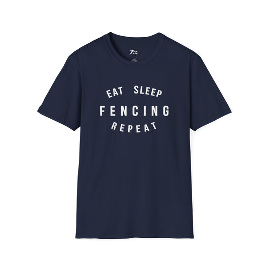 Eat Sleep Fencing Repeat T-Shirt 2