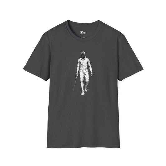Fencer Walking 2 — Dark Heather T-Shirt