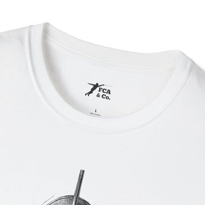 Minimalist Black Mask Illustration T-Shirt