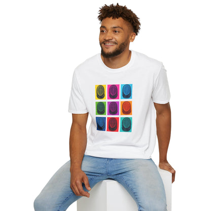 Retro Fencing Mask Graphic T-Shirt